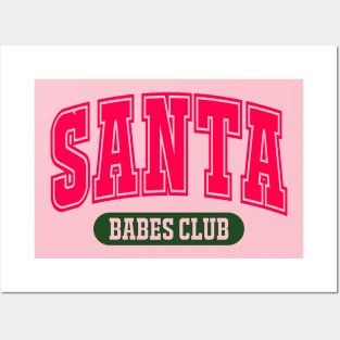 Santa Babes Club Posters and Art